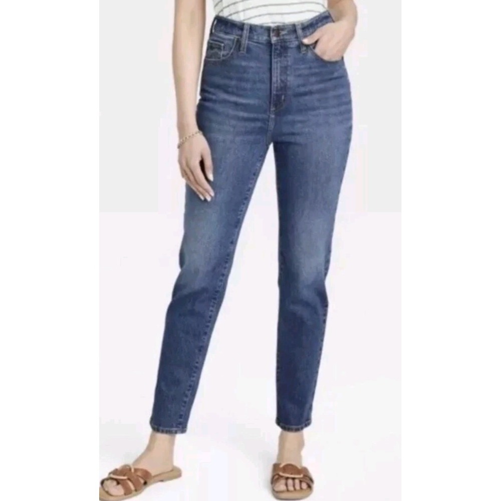 universal thread high rise slim straight Vintage Stretch jeans Size 12 New W Tag
